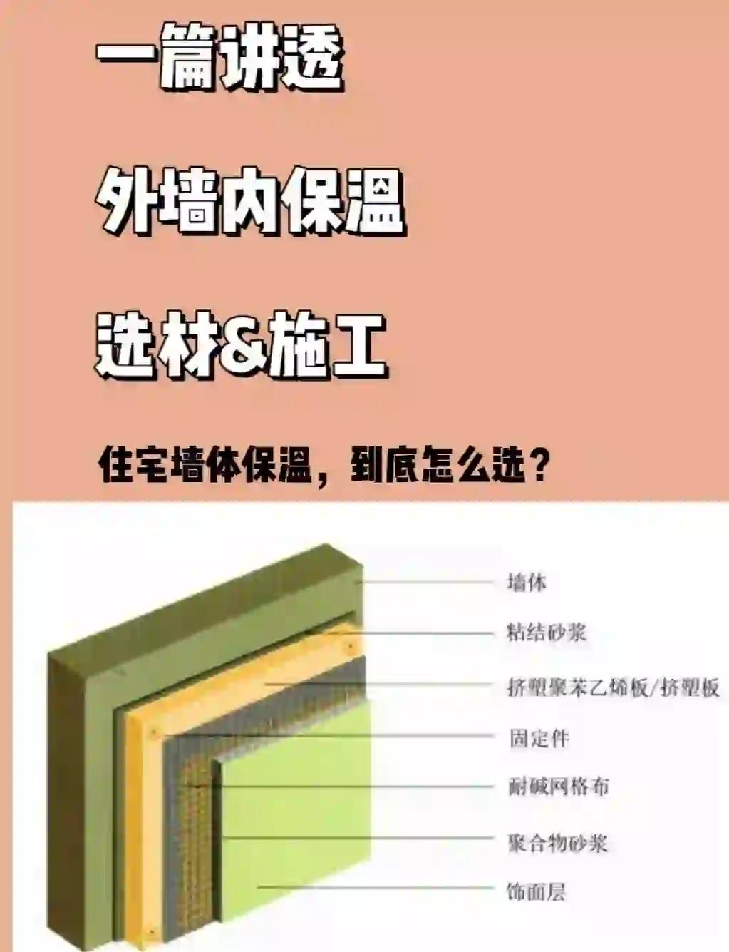 外墻內保溫材料怎么選？一文搞懂關鍵要點！